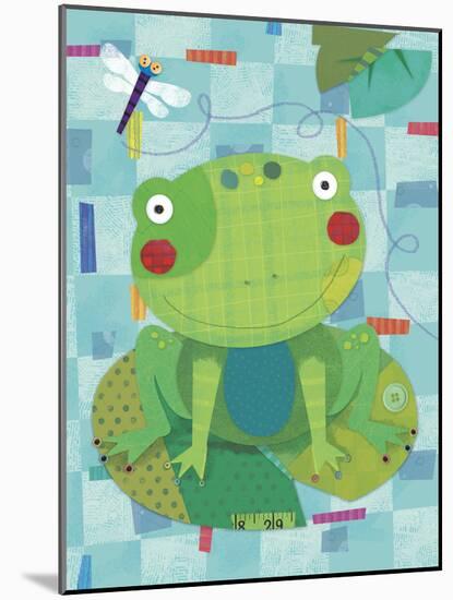 Frog Collage-Holli Conger-Mounted Giclee Print