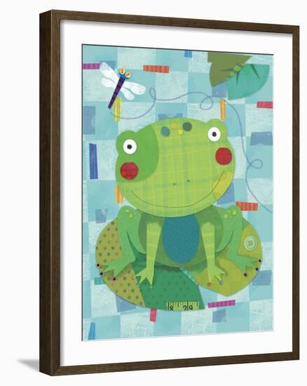 Frog Collage-Holli Conger-Framed Giclee Print