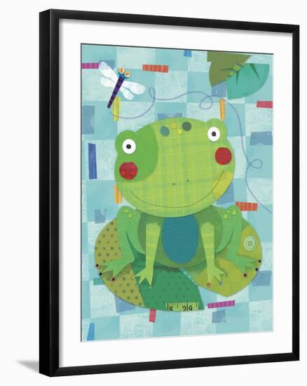 Frog Collage-Holli Conger-Framed Giclee Print