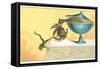 Frog, Crab, and Turtle-null-Framed Stretched Canvas