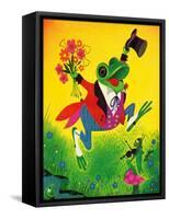 Frog Frolic - Playmate-William McLauchlan-Framed Stretched Canvas