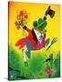 Frog Frolic - Playmate-William McLauchlan-Stretched Canvas