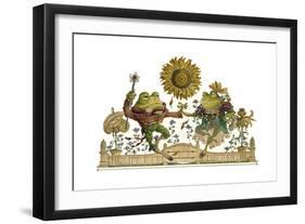 Frog Gavotte-David Galchutt-Framed Giclee Print