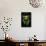 Frog - Headphones-Trends International-Framed Stretched Canvas displayed on a wall
