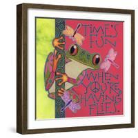 Frog I-Denny Driver-Framed Giclee Print