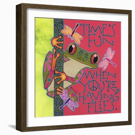 Frog I-Denny Driver-Framed Giclee Print