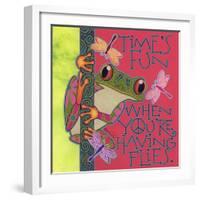 Frog I-Denny Driver-Framed Giclee Print