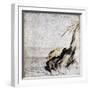 Frog in Pond-null-Framed Giclee Print