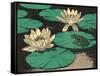 Frog on Lily Pad-null-Framed Stretched Canvas