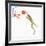 Frog Playing Basketball-null-Framed Photographic Print