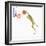 Frog Playing Basketball-null-Framed Photographic Print