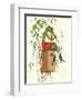 Frog Playing Flute-null-Framed Art Print