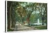 Frog Pond, Common, Boston, Massachusetts-null-Stretched Canvas