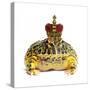 Frog Prince Wearing Crown-Andy and Clare Teare-Stretched Canvas