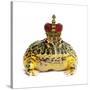 Frog Prince Wearing Crown-Andy and Clare Teare-Stretched Canvas