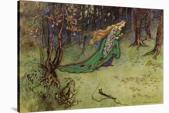 Frog Prince-Warwick Goble-Stretched Canvas