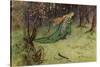 Frog Prince-Warwick Goble-Stretched Canvas