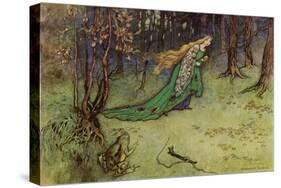 Frog Prince-Warwick Goble-Stretched Canvas