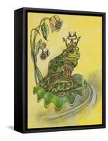 Frog Prince-Judy Mastrangelo-Framed Stretched Canvas