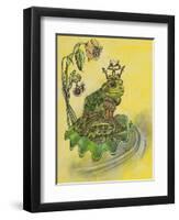 Frog Prince-Judy Mastrangelo-Framed Premium Giclee Print