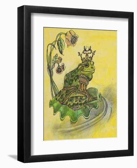 Frog Prince-Judy Mastrangelo-Framed Premium Giclee Print