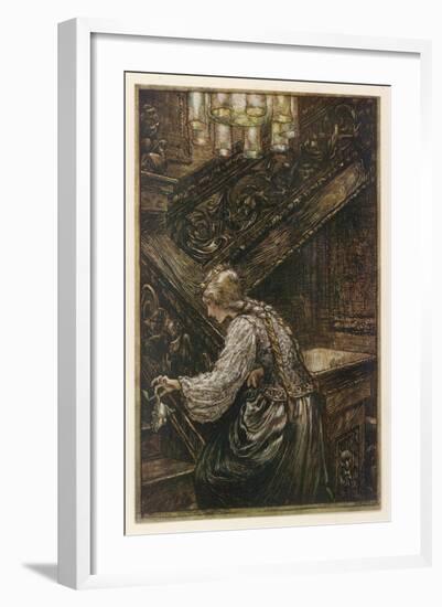 Frog Prince-Arthur Rackham-Framed Art Print