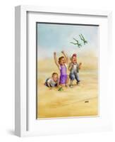 Frog Race-Dianne Dengel-Framed Giclee Print