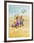 Frog Race-Dianne Dengel-Framed Giclee Print