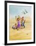 Frog Race-Dianne Dengel-Framed Giclee Print