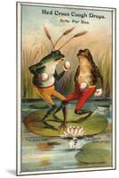 Frog Versus Toad Red Cross Cough Drops Advertisement-null-Mounted Giclee Print