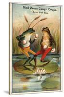 Frog Versus Toad Red Cross Cough Drops Advertisement-null-Stretched Canvas