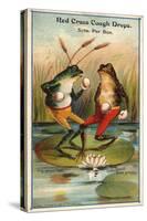 Frog Versus Toad Red Cross Cough Drops Advertisement-null-Stretched Canvas