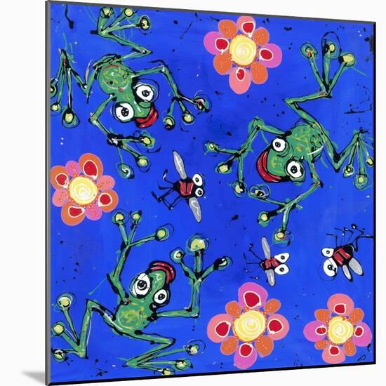 Frog Wallpaper, 2008-Anthony Breslin-Mounted Giclee Print