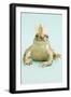 Frog Wearing Crown-Walter B. McKenzie-Framed Photographic Print