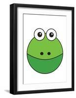Frog-null-Framed Art Print