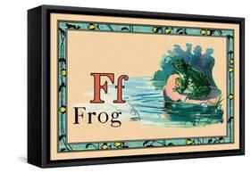 Frog-null-Framed Stretched Canvas