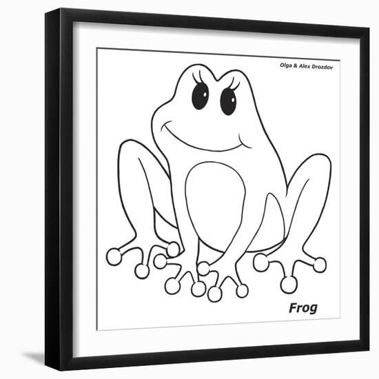 Frog-Olga And Alexey Drozdov-Framed Premium Giclee Print