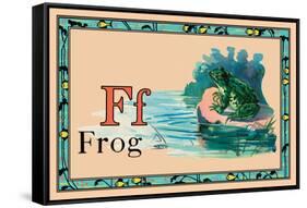 Frog-null-Framed Stretched Canvas