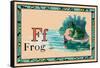 Frog-null-Framed Stretched Canvas