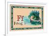 Frog-null-Framed Art Print