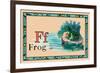 Frog-null-Framed Art Print