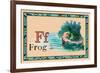 Frog-null-Framed Art Print