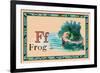 Frog-null-Framed Art Print