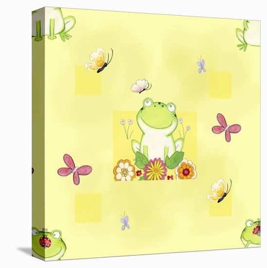 Froggie Friends-Valarie Wade-Stretched Canvas