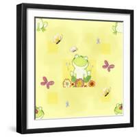 Froggie Friends-Valarie Wade-Framed Premium Giclee Print