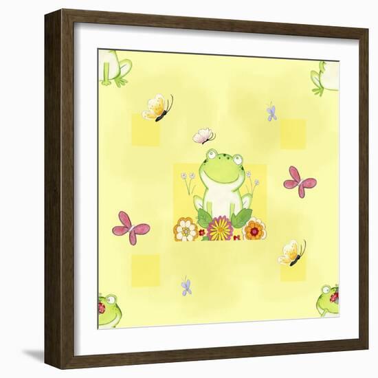 Froggie Friends-Valarie Wade-Framed Giclee Print