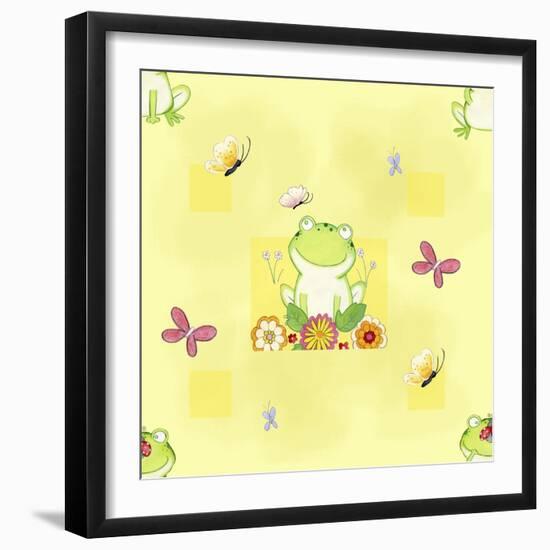 Froggie Friends-Valarie Wade-Framed Giclee Print