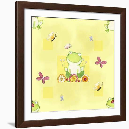 Froggie Friends-Valarie Wade-Framed Giclee Print