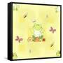 Froggie Friends-Valarie Wade-Framed Stretched Canvas