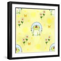 Froggie Garden-Valarie Wade-Framed Premium Giclee Print